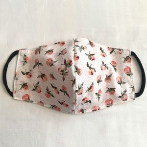 Floral reusable reversible cloth mask